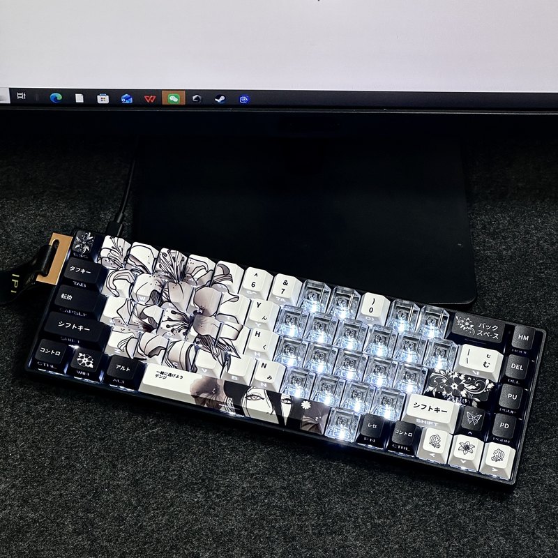 Klawiatura mechaniczna z motyw – Gaming Accessories Aesthetic recenzja i cena