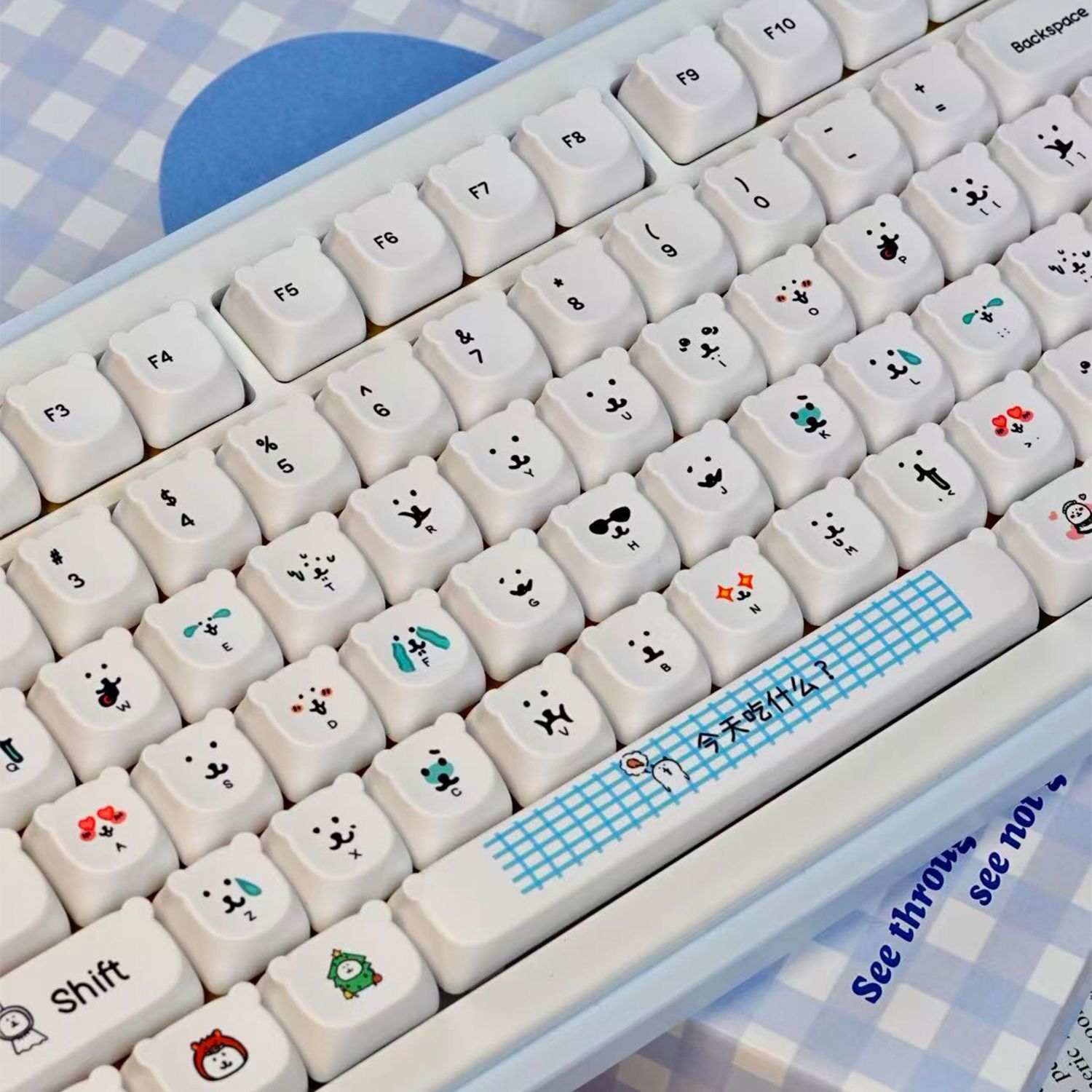 Urocze klawisze PBT z motywem  – Gaming Accessories Aesthetic recenzja i cena