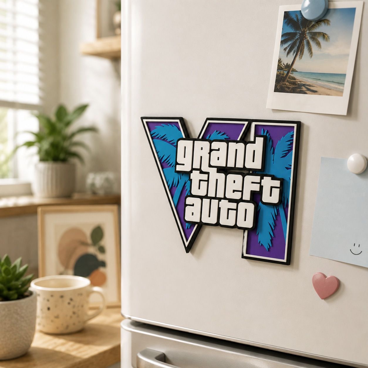Magnetyczna naklejka z logo GT – Gaming Accessories For Room recenzja i cena