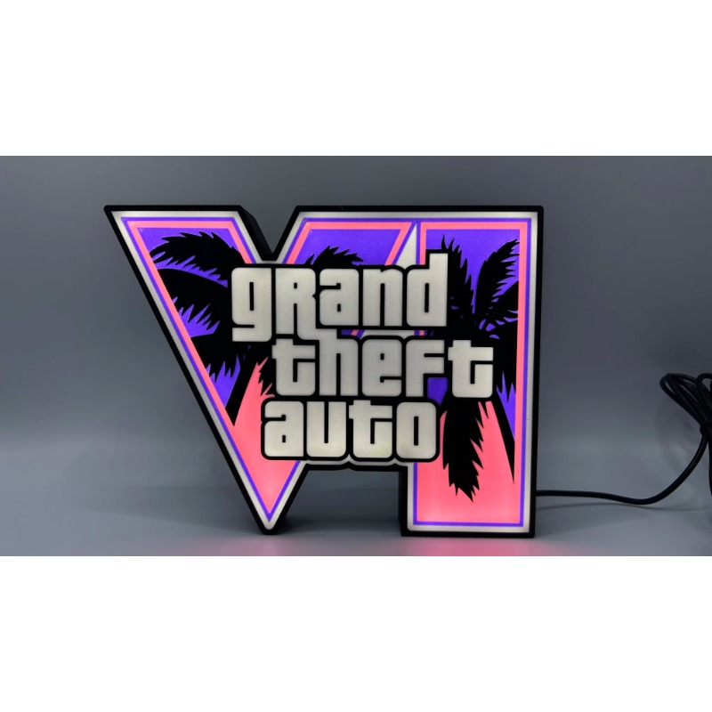 GTA 6 Grand Theft Auto VI LED  – Accessories For Your Gaming Room recenzja i cena