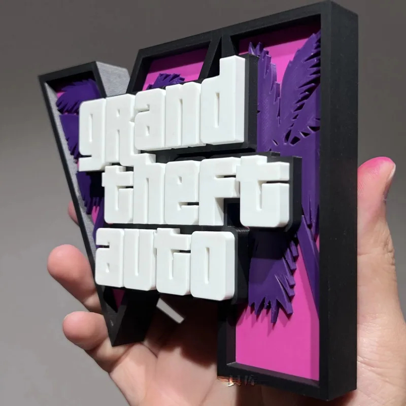 3D Logo GTA 6 Grand Theft Auto – Accessories For Your Gaming Room recenzja i cena