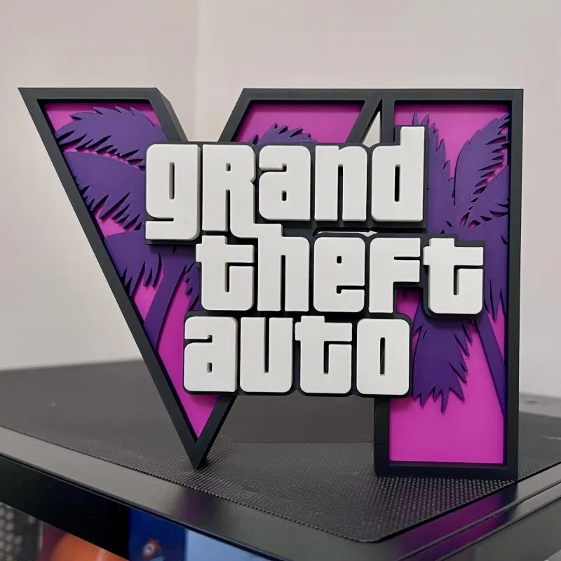 3D Logo GTA 6 Grand Theft Auto – Accessories For Your Gaming Room recenzja i cena